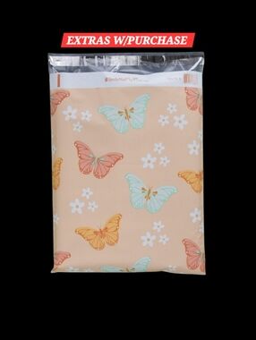 20ct. 12x15.5 Polymailers Random Thank You Cards And Stickers